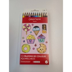 Kleurstiften Kawaii Candy aquarel 12 kleuren