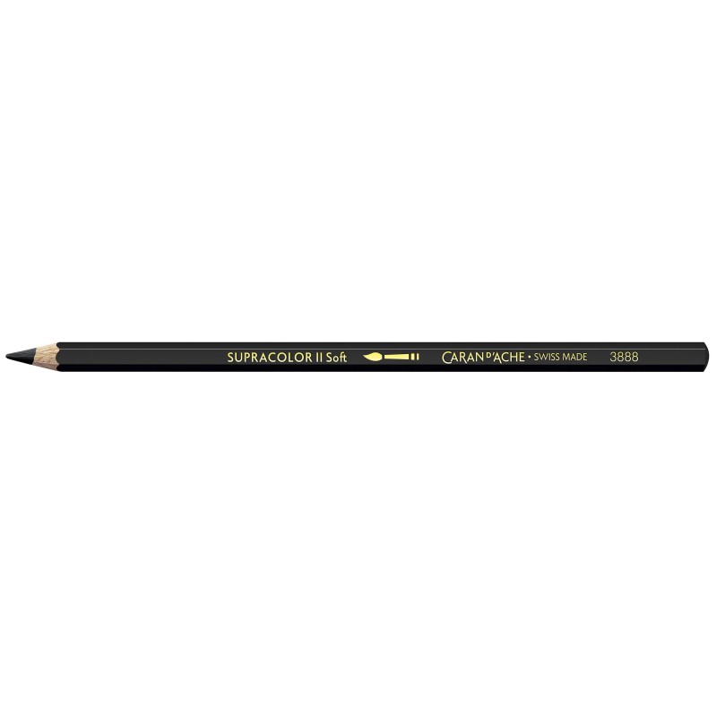 SUPRACOLOR Soft Aquarelle potlood  BLACK-FSC