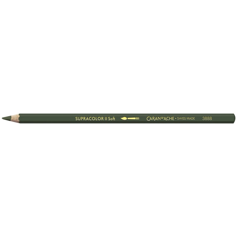 SUPRACOLOR Soft Aquarelle potlood  OLIVE BLACK-FSC