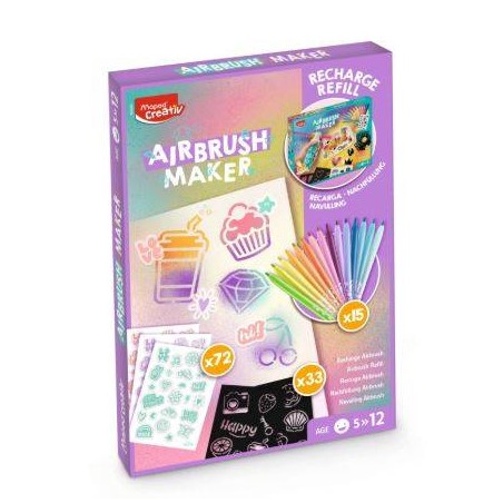 MAPED CREATIV - AIRBRUSH navulling PASTEL