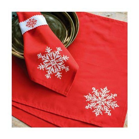 TP Servietten kit 4 stuks  Snowcrystal