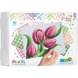 Pixel pakket 16 basisplaten tulpen