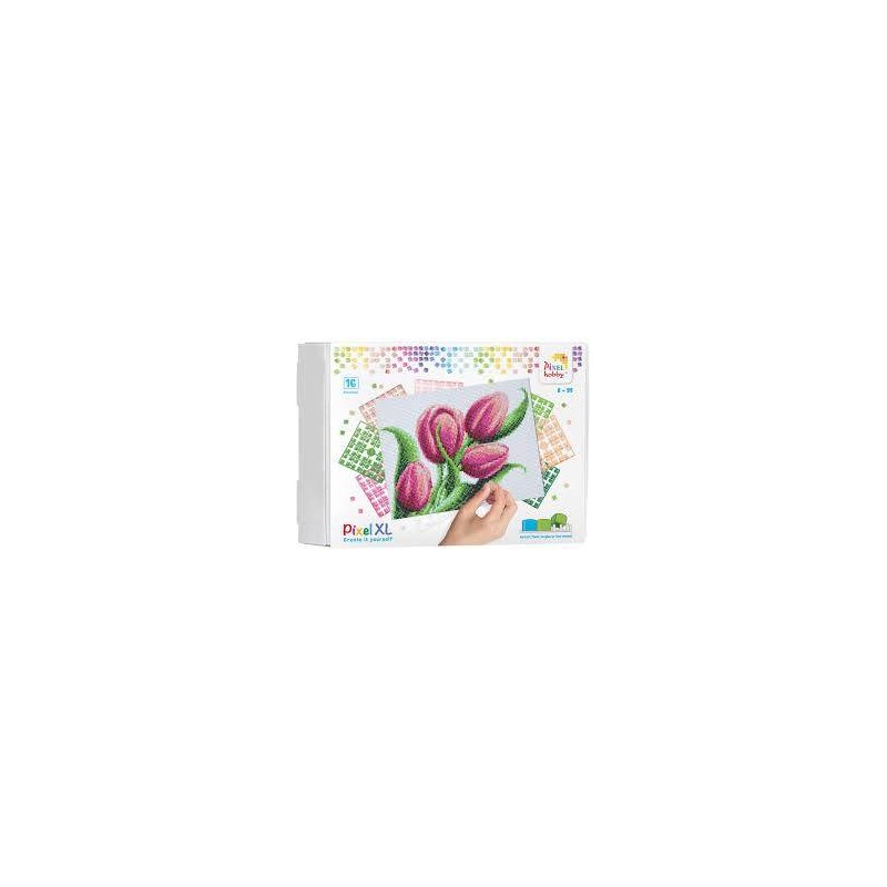 Pixel pakket 16 basisplaten tulpen