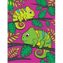 Schilderen op nr.: MY FIRST CHAMELEONS