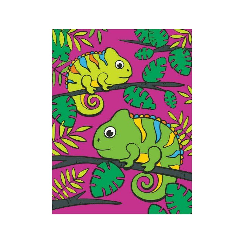 Schilderen op nr.: MY FIRST CHAMELEONS