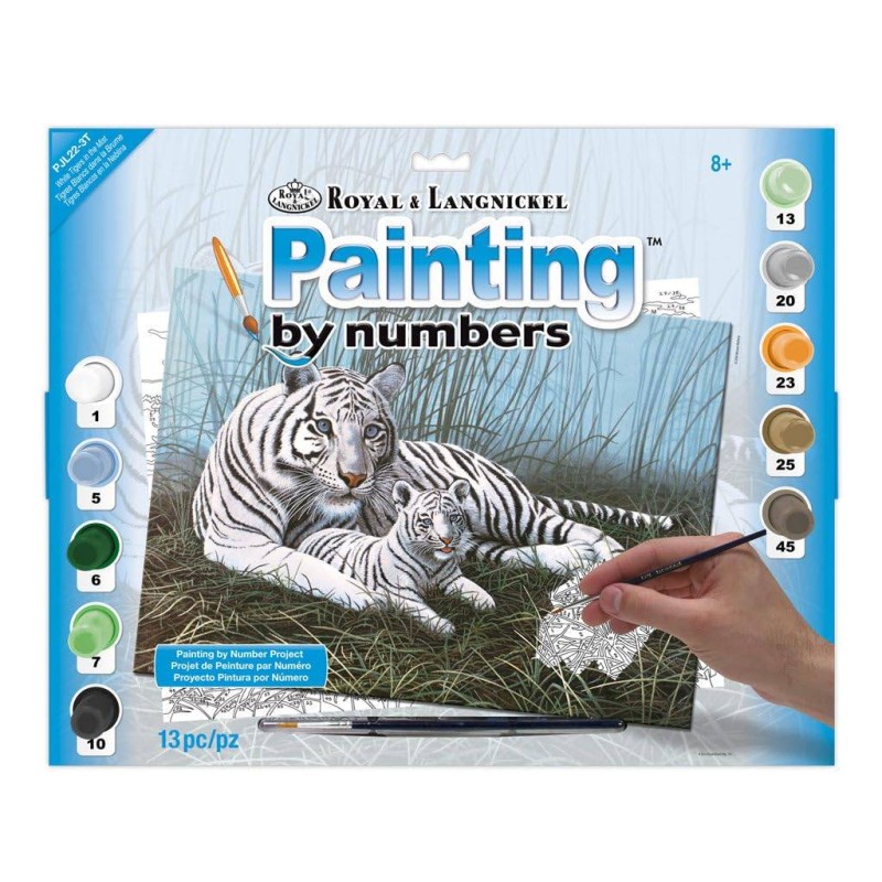 Schilderenopnr.WhiteTigers/Mist