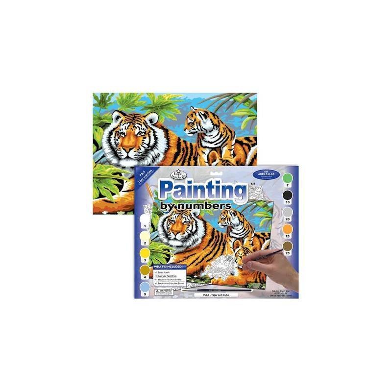Schilderen�op�nr.�Tiger & Cubs PJL5