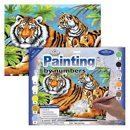 Schilderen�op�nr.�Tiger & Cubs PJL5