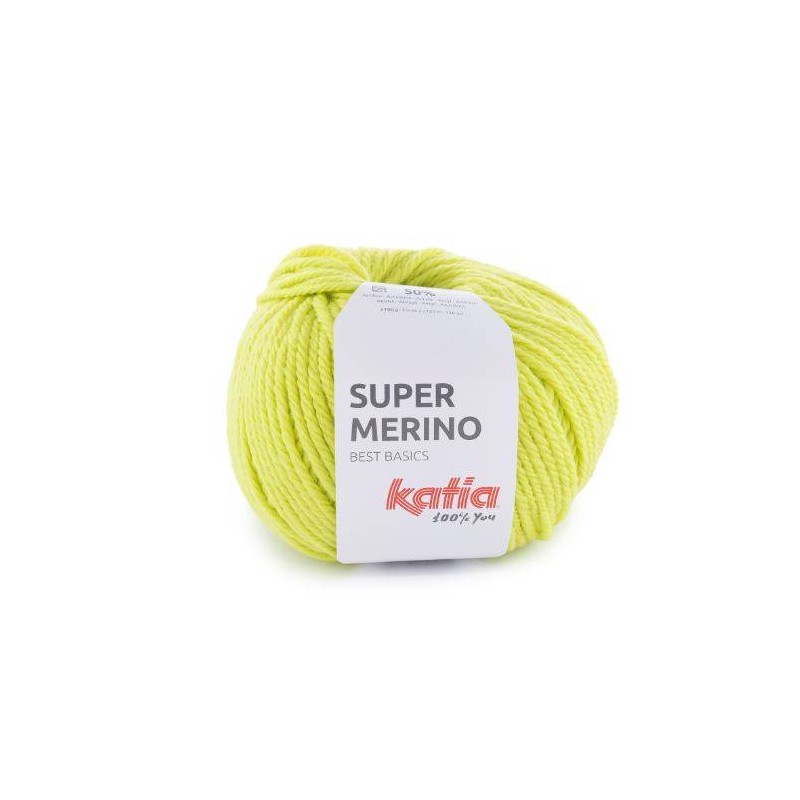 SUPER MERINO 54  limoen 100 gr