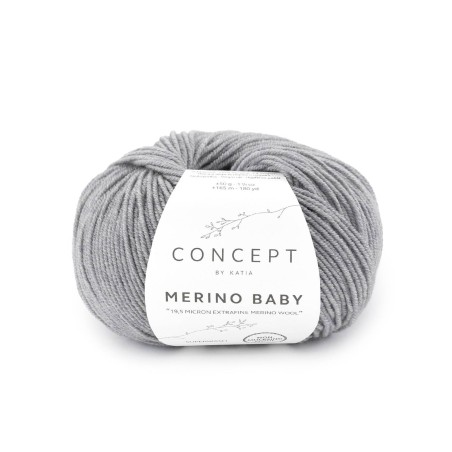 MERINO BABY 161  muisgrijs      50gr.