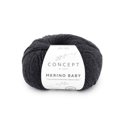 MERINO BABY 162  antraciet      50gr.