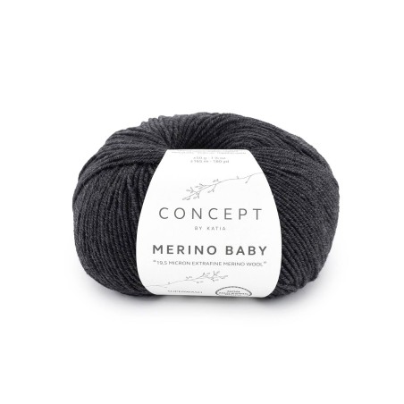 MERINO BABY 162  antraciet      50gr.