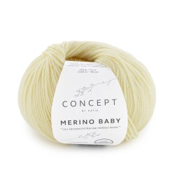 MERINO BABY 164  llicht geel      50gr.