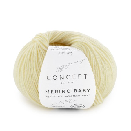 MERINO BABY 164  llicht geel      50gr.