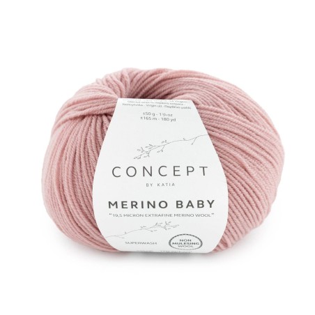 MERINO BABY 167  lichtoud-roze      50gr.