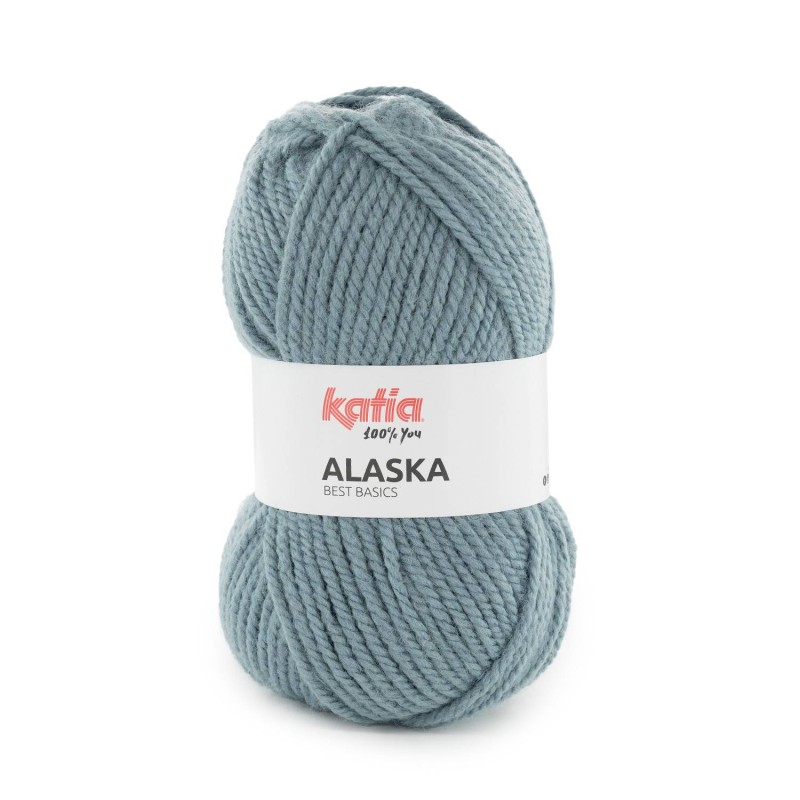 ALASKA 76   licht petrol-groen  100gr.