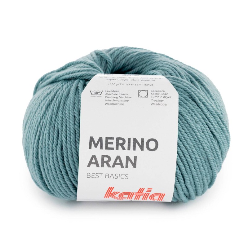 MERINO ARAN 114  reseda-groen        100gr.