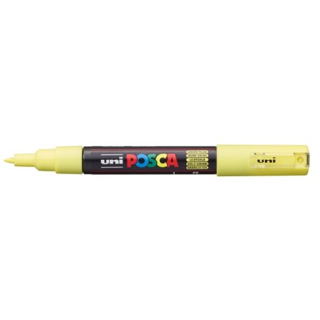 Viltstift Posca extrafijn1mmzonnegeel