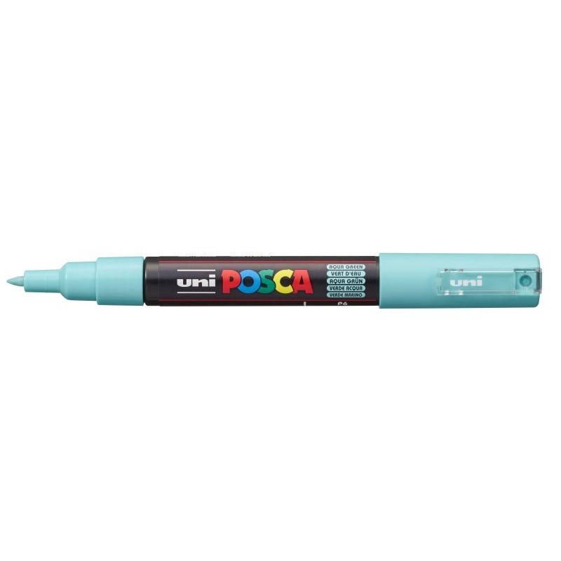 Viltstift Posca extrafijn1mmwatergroen