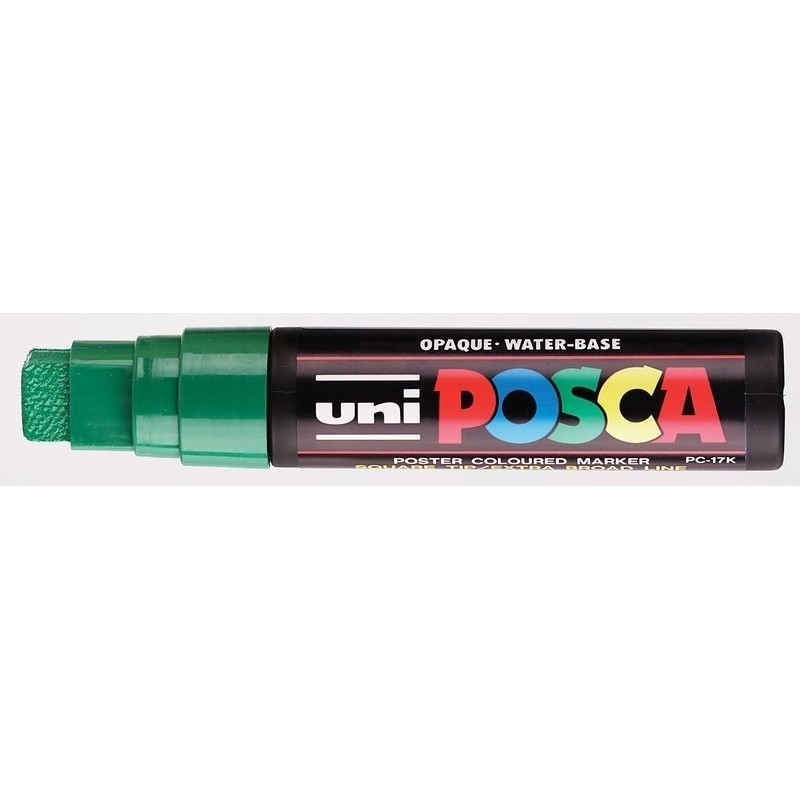 Viltstift Posca bredepunt15mmgroen
