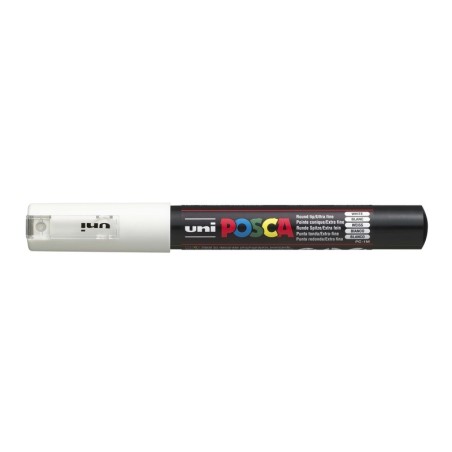 Viltstift Posca extrafijn1mmwit