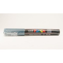 Viltstift Posca extrafijn1mmleigrijs