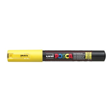 Viltstift Posca extrafijn1mmgeel