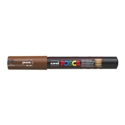 Viltstift Posca extrafijn1mmbruin