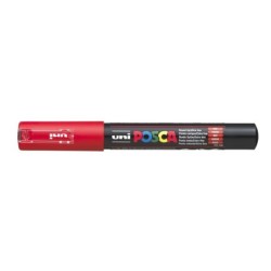 Viltstift Posca extrafijn1mmrood