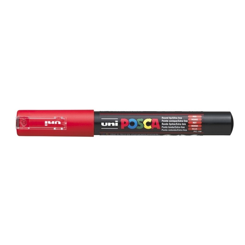 Viltstift Posca extrafijn1mmrood