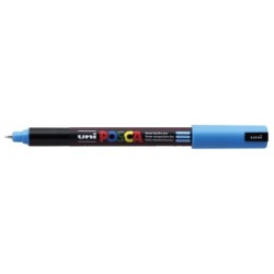 Viltstift Posca extrafijn0.7mml.blauw
