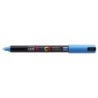 Viltstift Posca extrafijn0.7mml.blauw