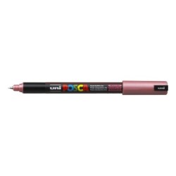 Viltstift Posca extrafijn0.7mmmet.rood