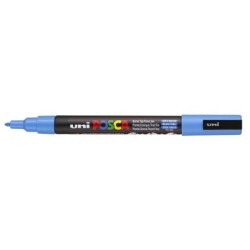 Viltstift Posca extrafijn1,5mmhe.blauw
