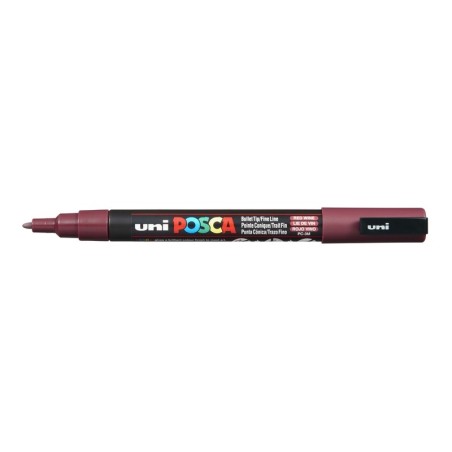 Viltstift Posca extrafijn1,5mmwijnrood