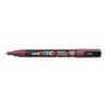 Viltstift Posca extrafijn1,5mmwijnrood
