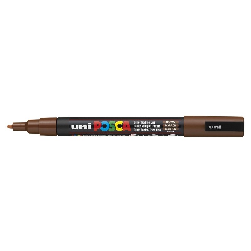 Viltstift Posca extrafijn1,5mmbruin