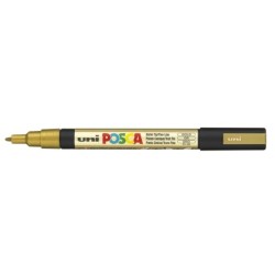 Viltstift Posca extrafijn1,5mmgoud