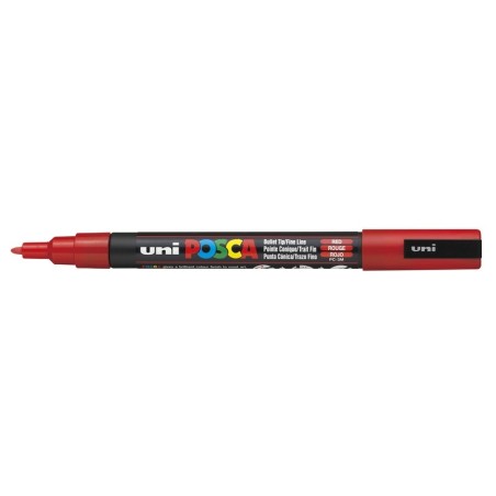 Viltstift Posca extrafijn1,5mmrood