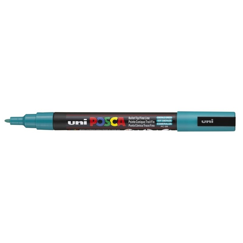 Viltstift Posca extrafijn1,5mmsm.groen
