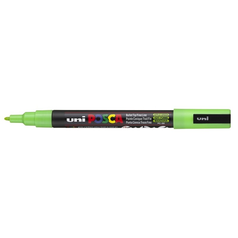 Viltstift Posca extrafijn1,5mmappelgroe