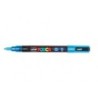 Viltstift Posca extrafijn1,5mmglitterd.blauw