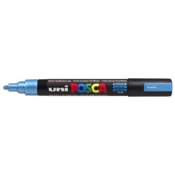 Viltstift Posca fijn1,8mm/2,5mmblauwmet