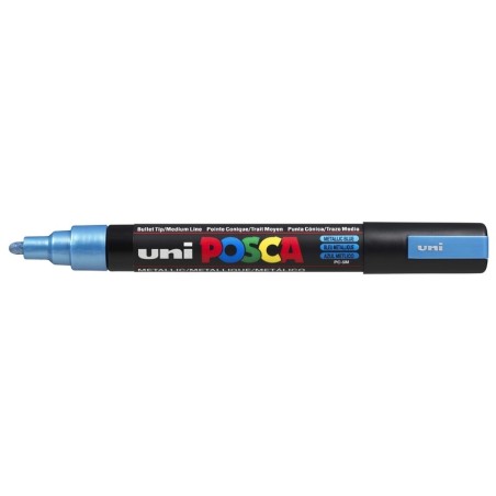 Viltstift Posca fijn1,8mm/2,5mmblauwmet