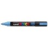 Viltstift Posca fijn1,8mm/2,5mmblauwmet