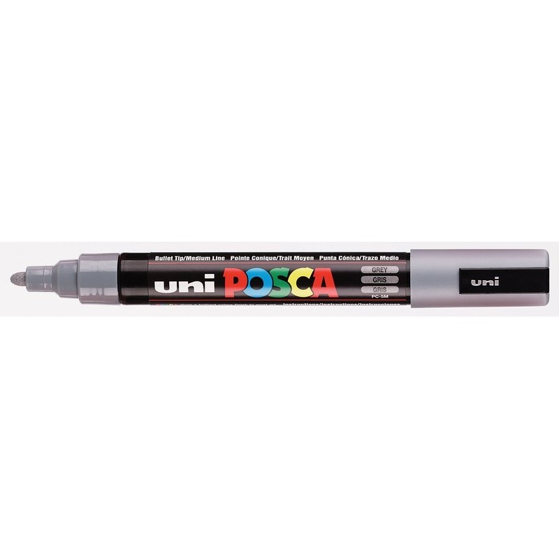 Viltstift Posca fijn1,8mm/2,5mmgrijs
