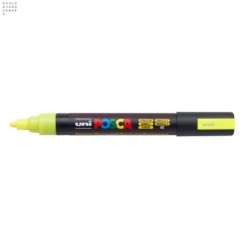 Viltstift Posca fijn1,8mm/2,5mmgeelFLUO
