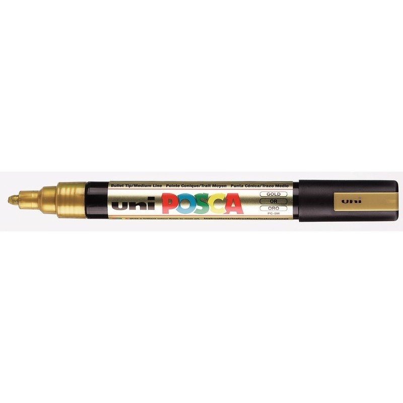 Viltstift Posca fijn1,8mm/2,5mmgoud