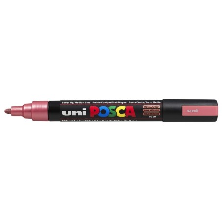 Viltstift Posca fijn1,8mm/2,5mmroodmet.