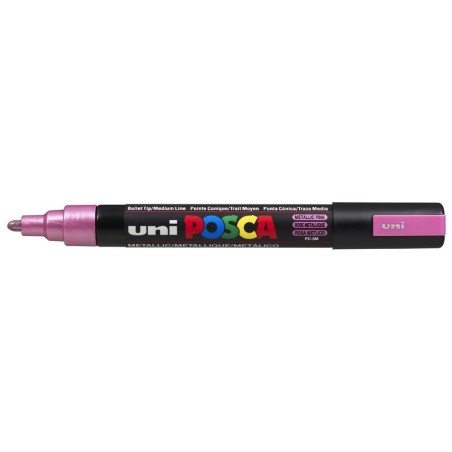 Viltstift Posca fijn1,8mm/2,5mmmet.roze